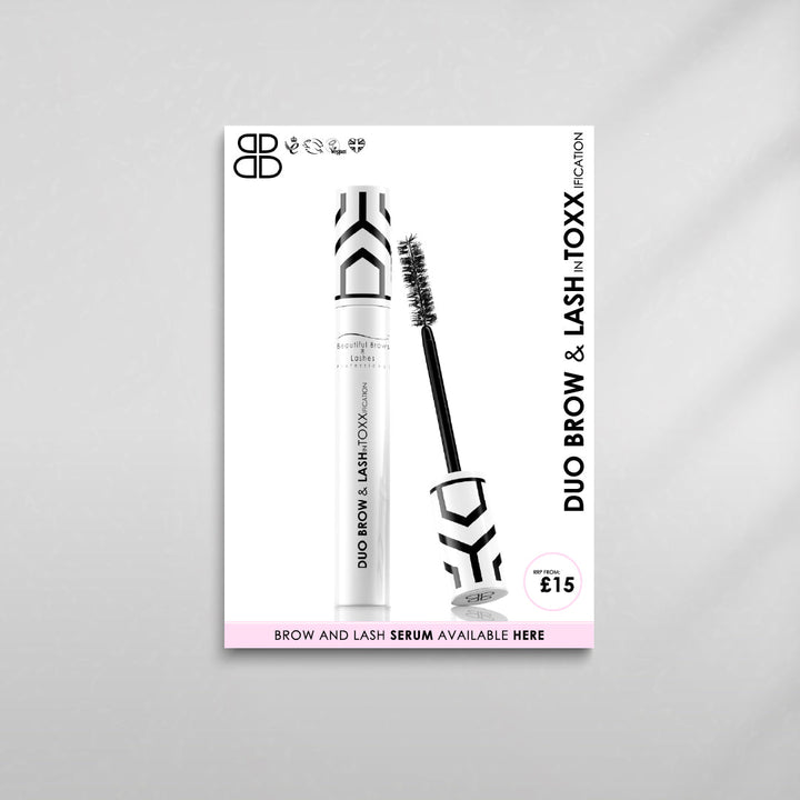 Brow & Lash Poster Bundle - Beautiful Brows and Lashes