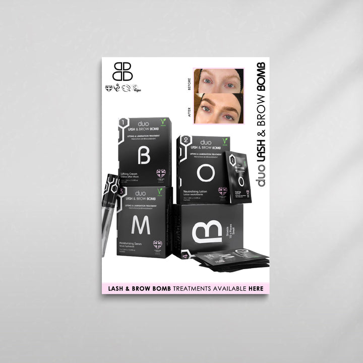 Brow & Lash Poster Bundle - Beautiful Brows and Lashes
