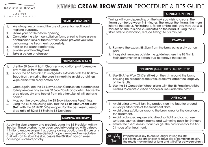 Hybrid Cream Brow Stain - Beautiful Brows and Lashes