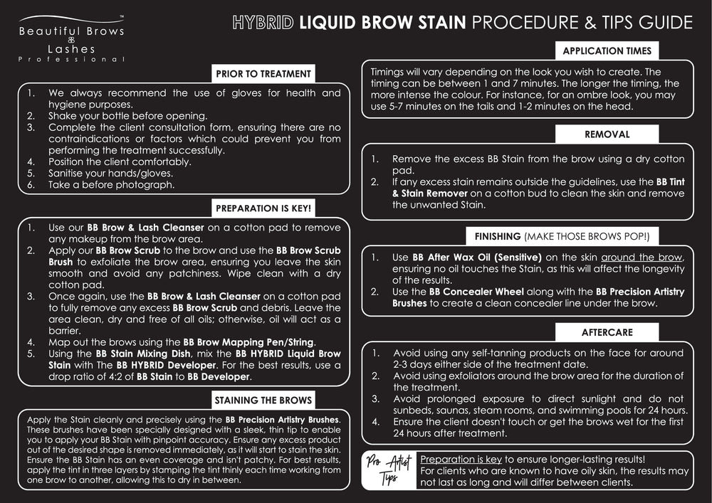 Hybrid Liquid Brow Stain - Beautiful Brows and Lashes