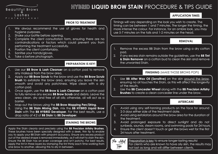 Hybrid Liquid Brow Stain - Beautiful Brows and Lashes