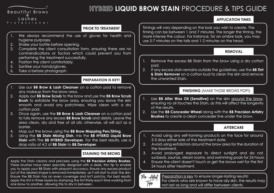 Hybrid Liquid Brow Stain - Beautiful Brows and Lashes