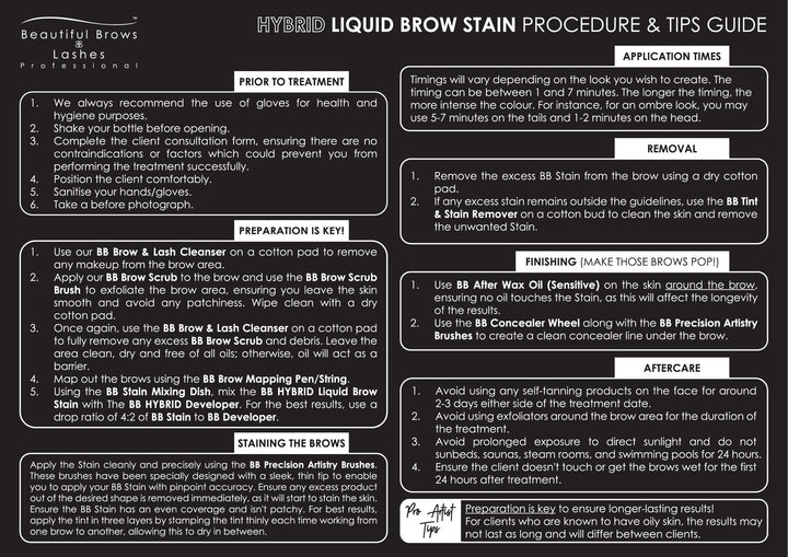 Hybrid Liquid Brow Stain - Beautiful Brows and Lashes