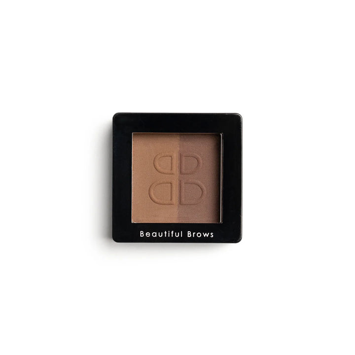 Duo Eyebrow Powder - Dark Brown / Chocolate - Beautiful Brows and Lashes