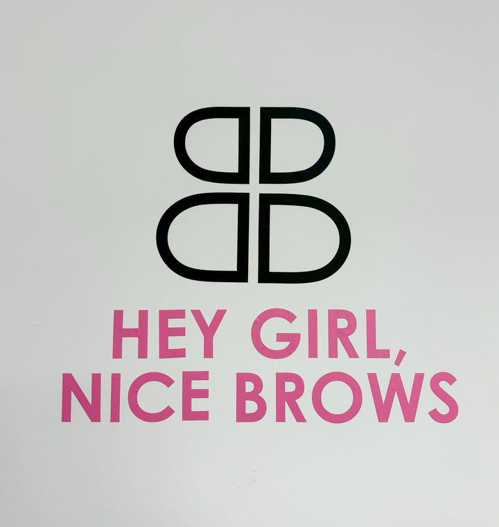 Mirror/Wall Stickers - Beautiful Brows and Lashes