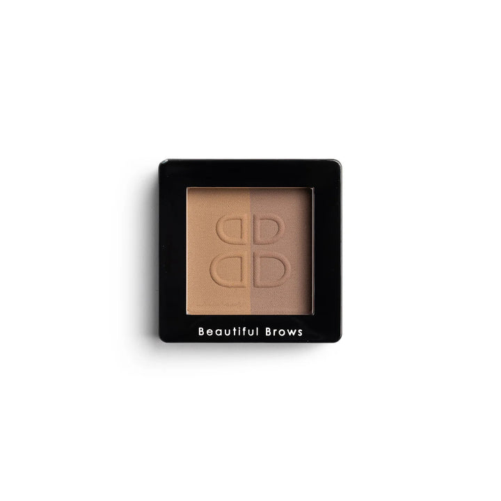 Duo eyebrow powder - Light Brown / Medium Brown (PACK OF 5) - Beautiful Brows and Lashes