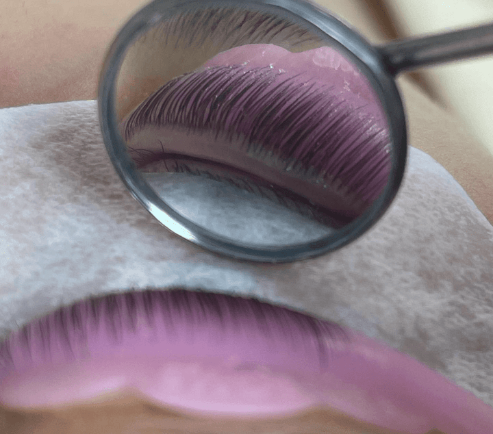 Pink Brow & Lash Lifting Y Comb Tool - Beautiful Brows and Lashes