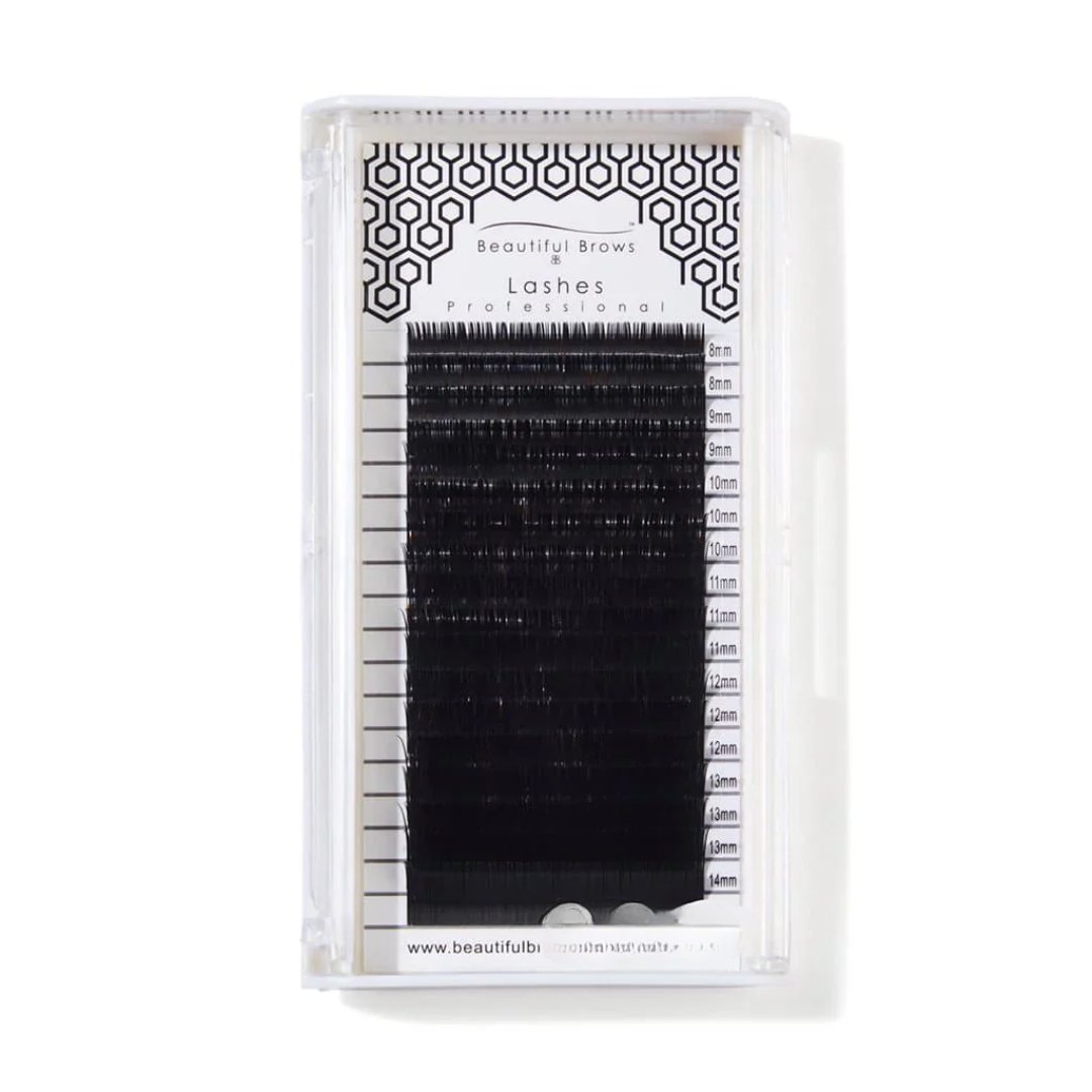 Silk Lashes - C Curl - Beautiful Brows and Lashes