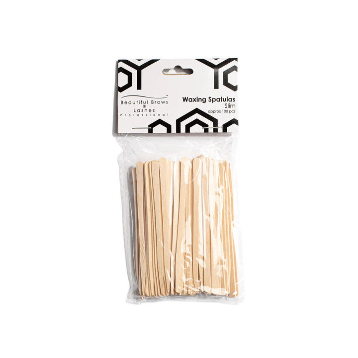 Waxing Spatulas - Slim - Beautiful Brows and Lashes