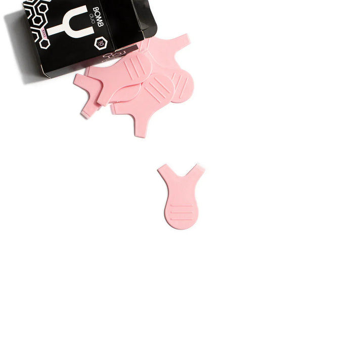 Pink Brow & Lash Lifting Y Comb Tool - Beautiful Brows and Lashes