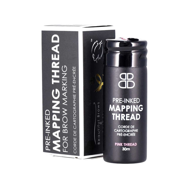 Pink Pre-Inked Mapping String - Beautiful Brows and Lashes