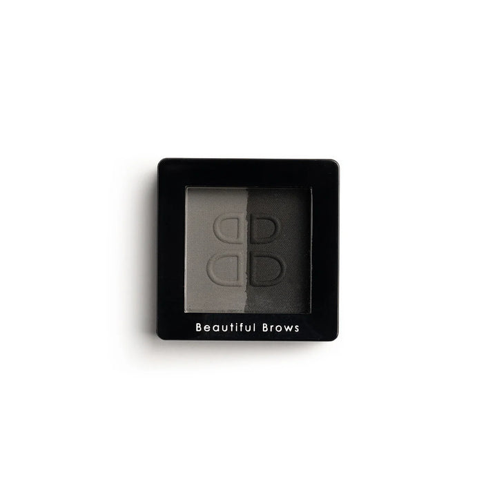 Duo Eyebrow Powder - Slate/Black - Beautiful Brows and Lashes