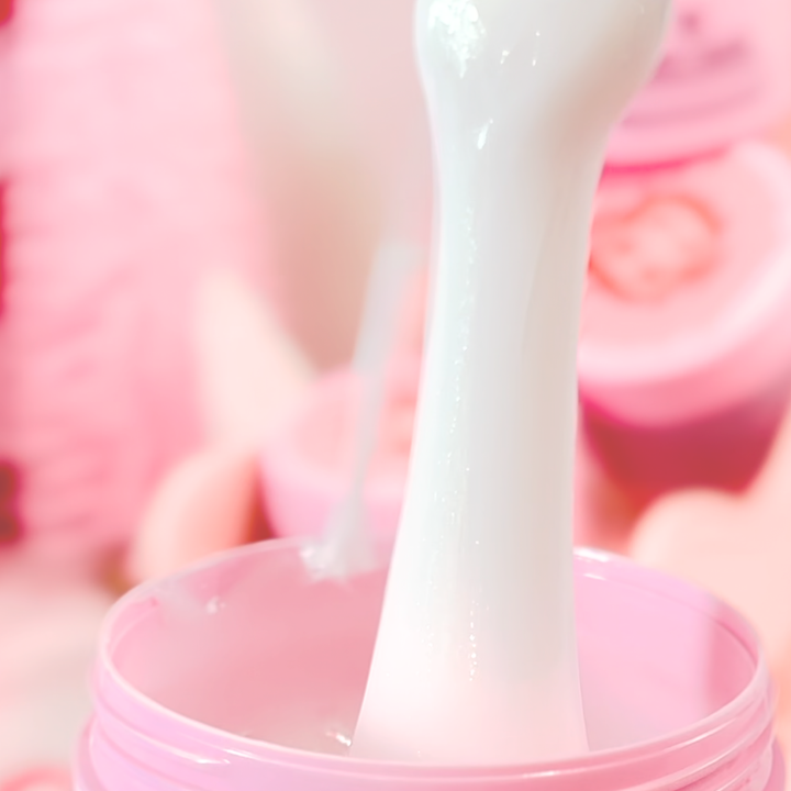 LIMITED EDITION Easy Glide Wax - White Pearl with Candy Cane Scent - Beautiful Brows and Lashes