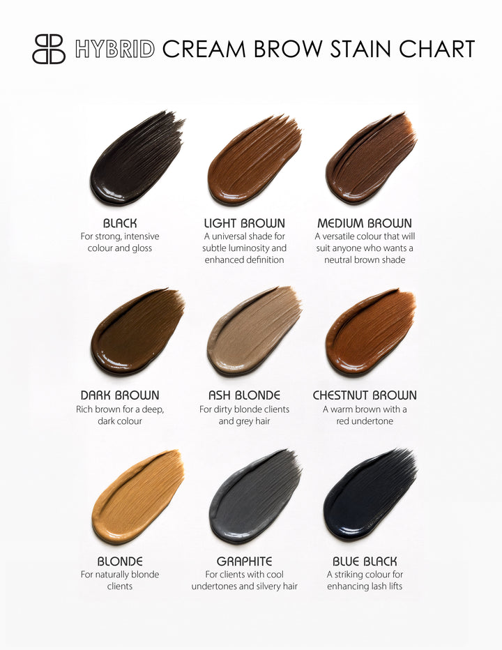 Hybrid Cream Brow Stain - Beautiful Brows and Lashes