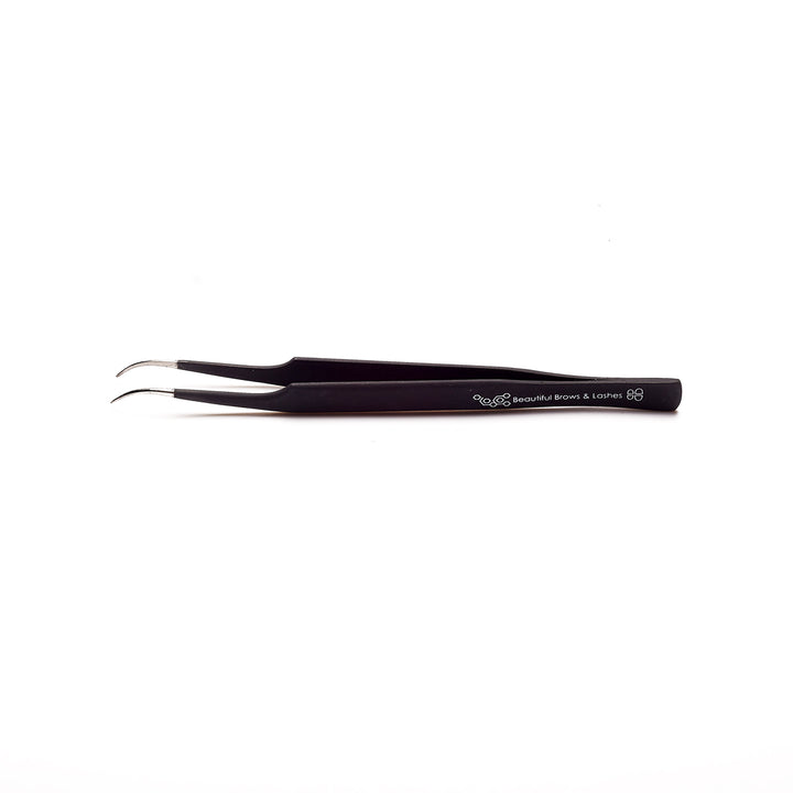 Curved Fine Point Tweezers - Beautiful Brows and Lashes
