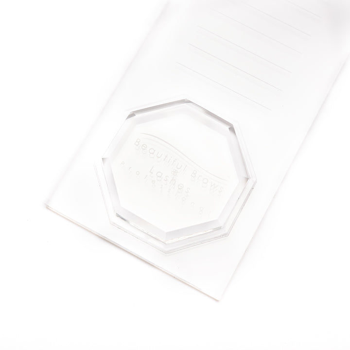 Lash Plate with Octagonal Crystal Platform - Beautiful Brows and Lashes