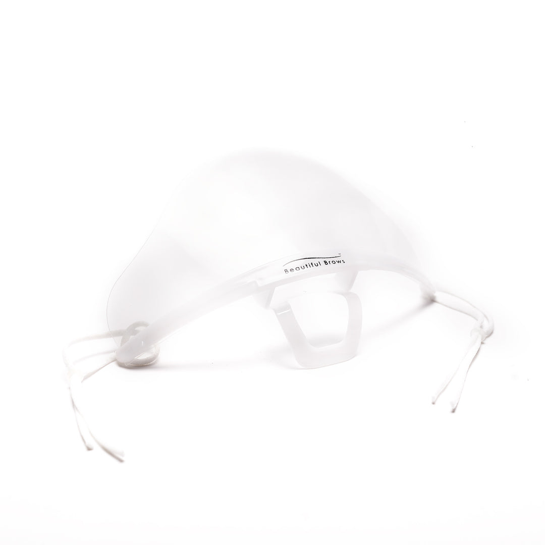 Clear Protective Face Masks (Pack of 4) - Beautiful Brows and Lashes