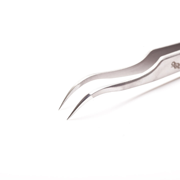 TE-41/1 Professional Eyelash Tweezer Expert 41 Type 1 (Curved) - Beautiful Brows and Lashes
