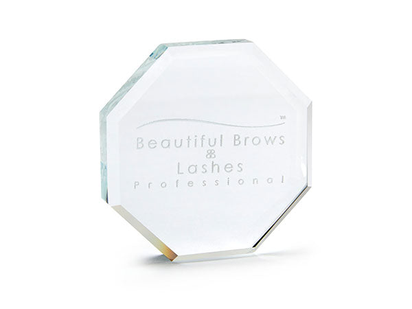 Crystal Octagonal Plate - Beautiful Brows and Lashes