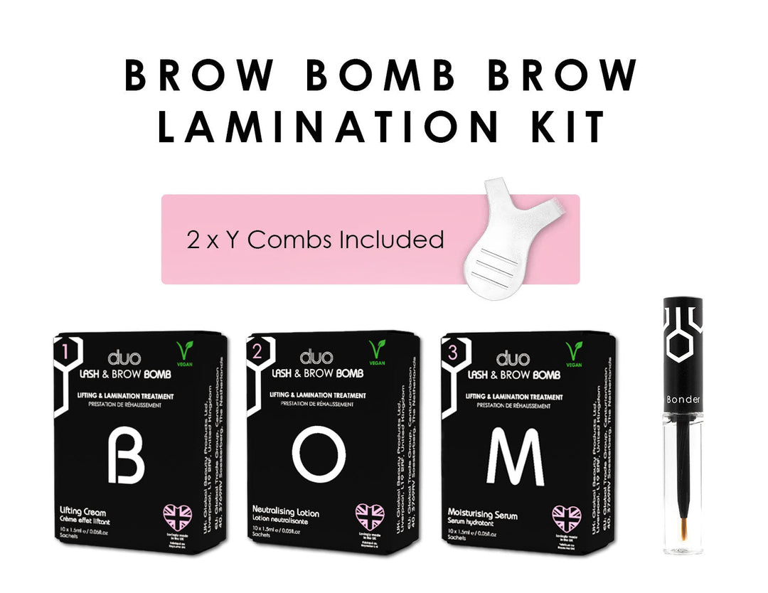 Brow Bomb Lamination Kit - Beautiful Brows and Lashes