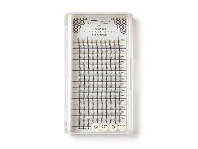 Fan Lashes with flat lash - Beautiful Brows and Lashes
