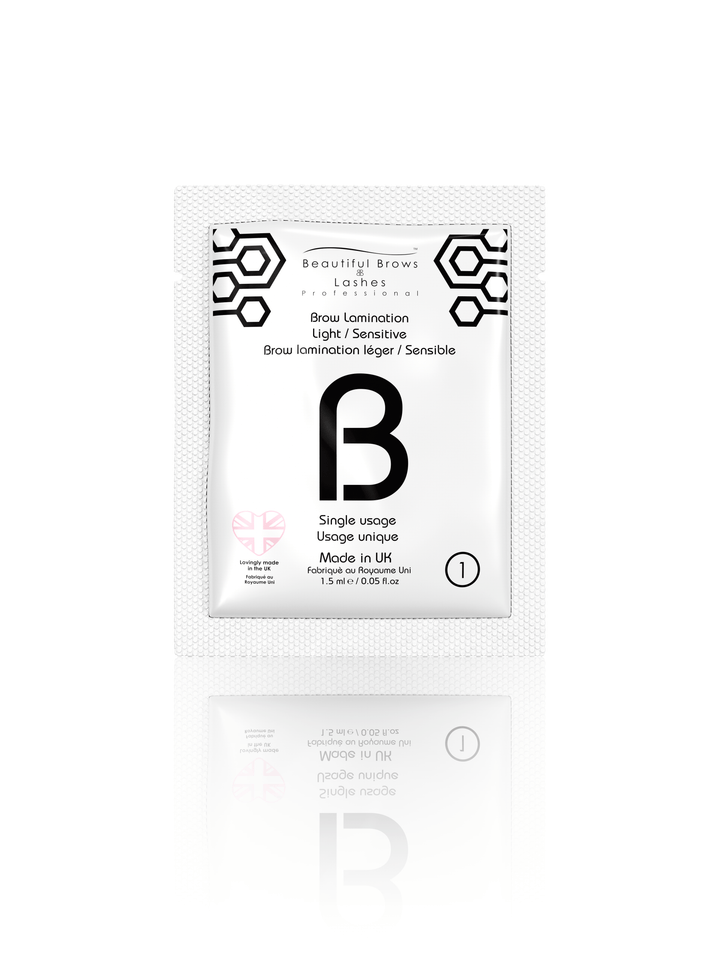 Brow Lam Light SAMPLE PACK - Beautiful Brows and Lashes