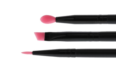 Pink Silicone Brush Set - 3pc