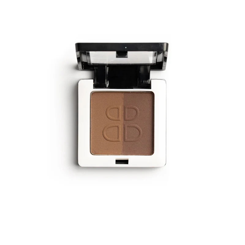 Duo Eyebrow Powder - Dark Brown / Chocolate - Beautiful Brows and Lashes 