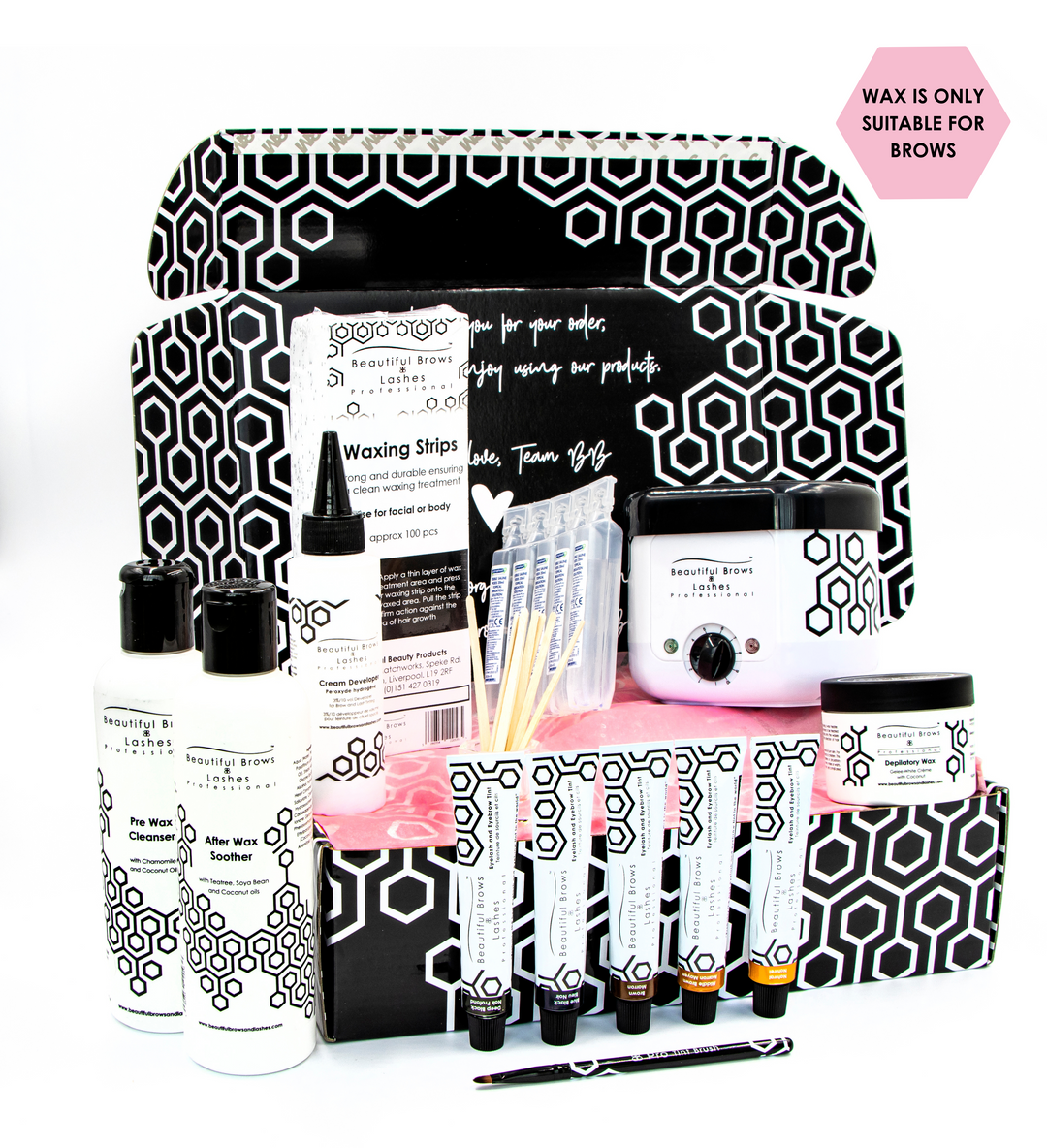 Educator Waxing and Tinting Beginner's Kit - Beautiful Brows and Lashes 