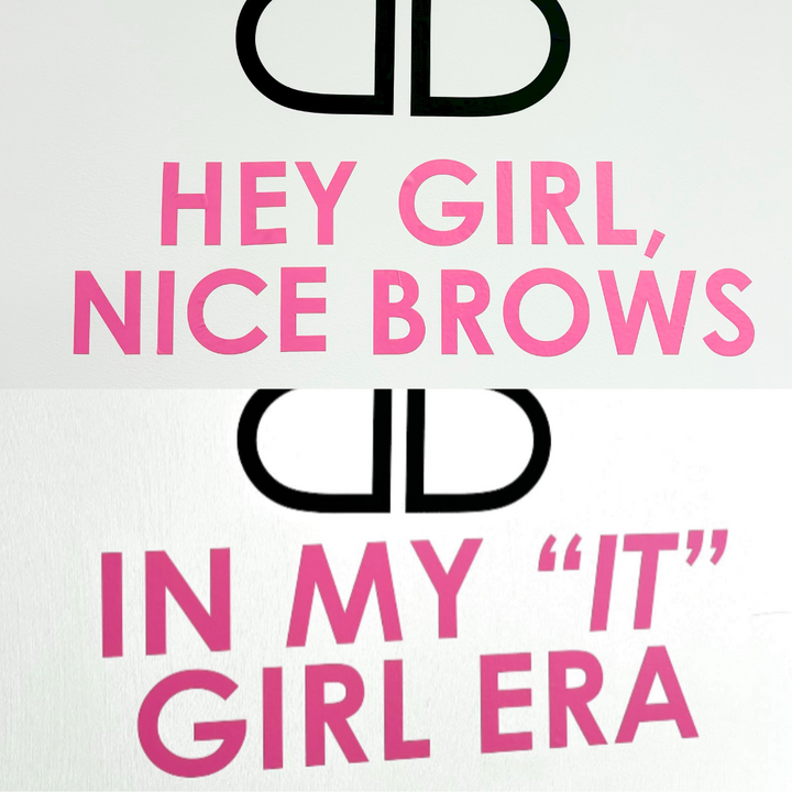 Mirror/Wall Stickers - Beautiful Brows and Lashes 