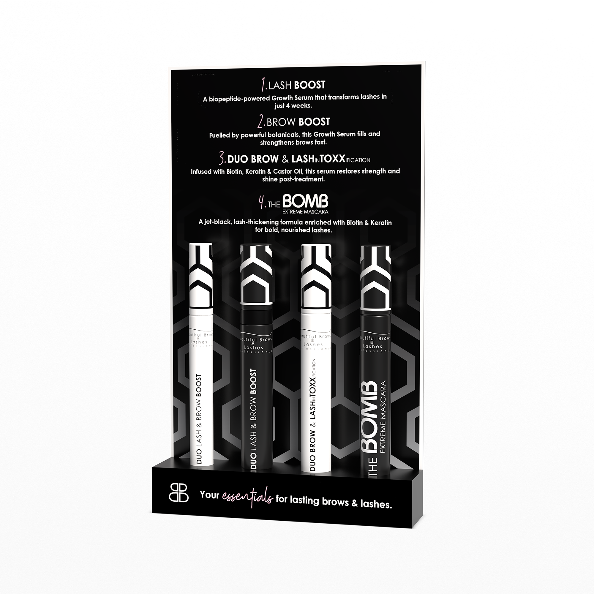 Retail Display Stand including display products – Beautiful Brows and ...