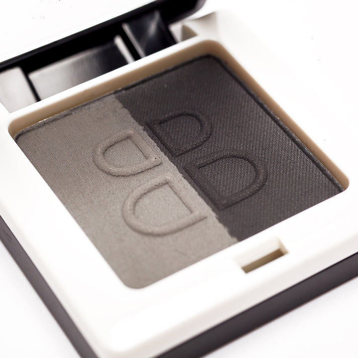 Duo Eyebrow Powder - Slate/Black - Beautiful Brows and Lashes 