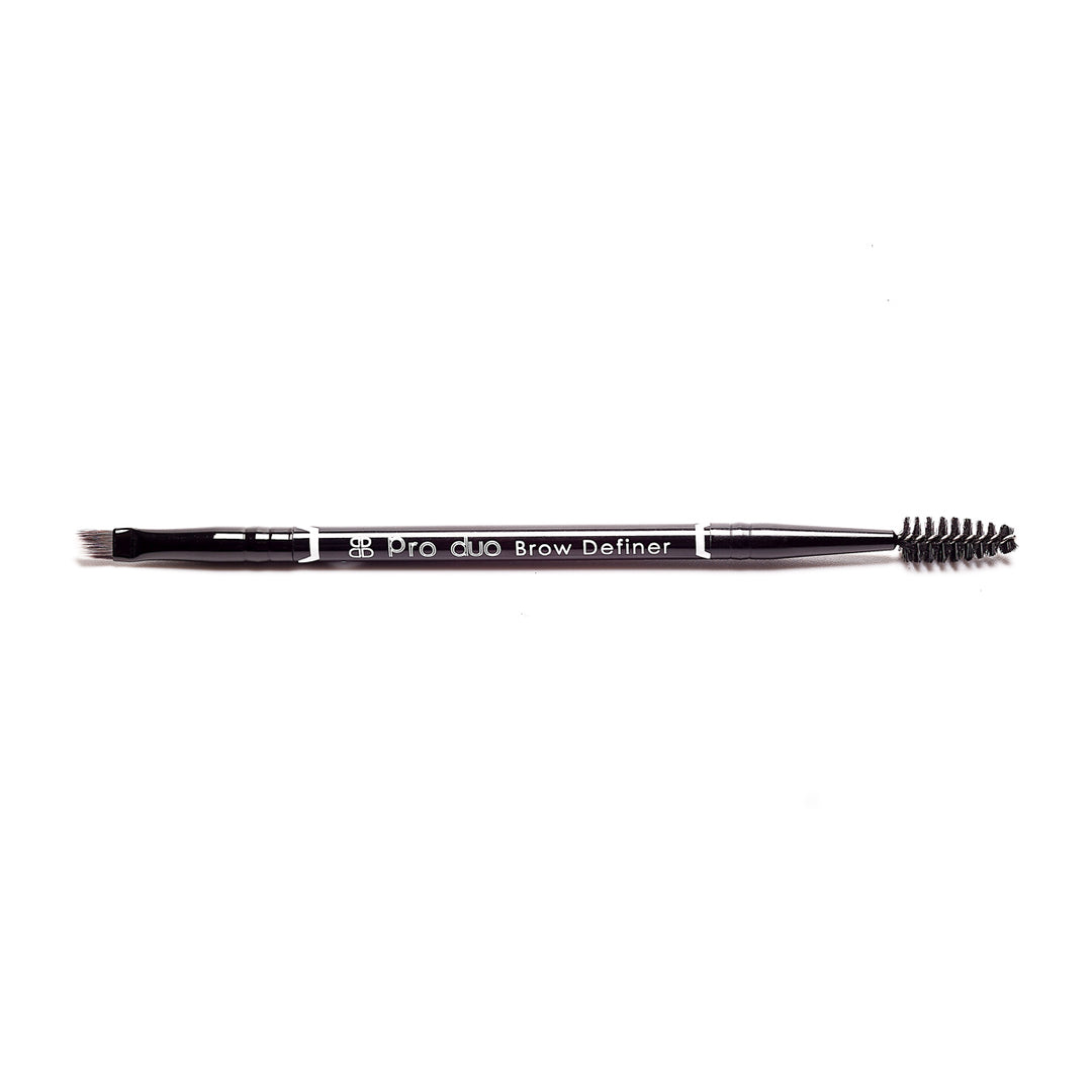 Angled Brow Brush with Spoolie - Beautiful Brows and Lashes 