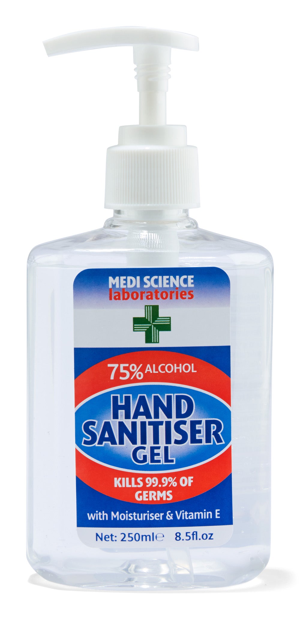 250ML Super Strength Hand Sanitiser Gel (70% Alcohol)