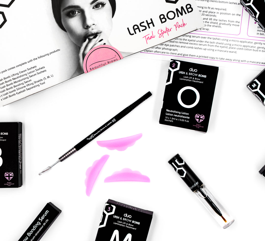 Lash Bomb Trial Starter Pack - Beautiful Brows and Lashes 