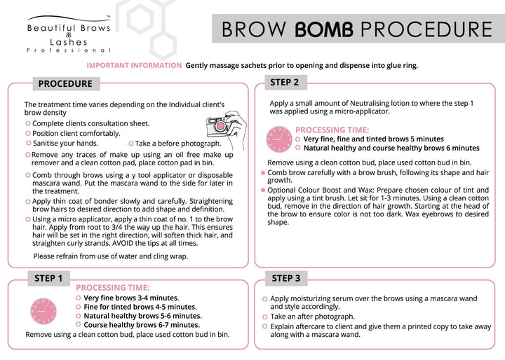 Brow Bomb Lamination Kit