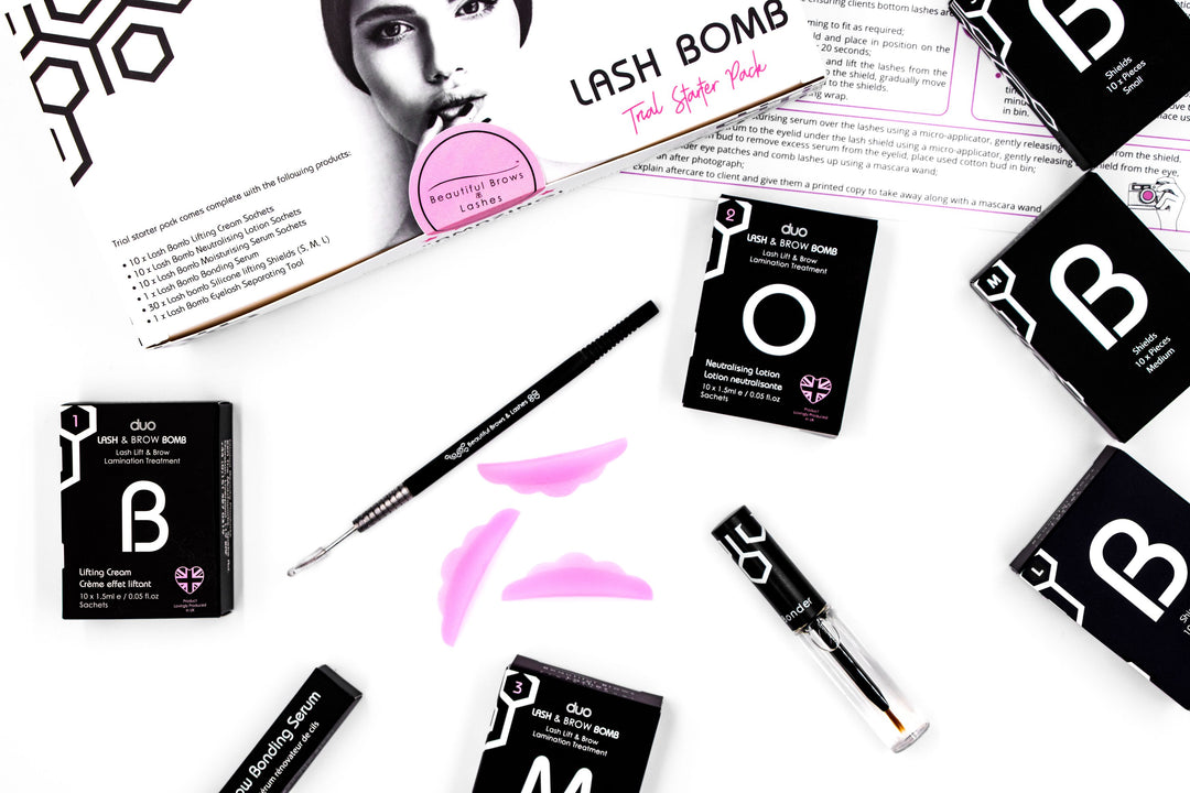 Lash Bomb Bundle Pack including Deep Black Mini Tint Starter Kit