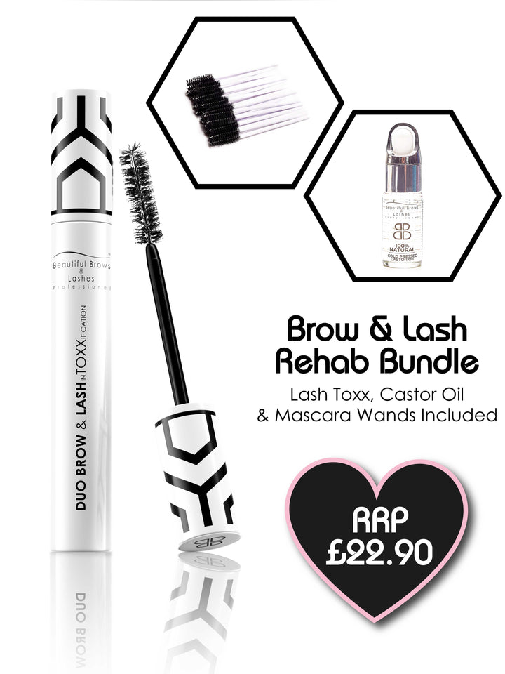 Brow and Lash Rehab Bundle Pack - Beautiful Brows and Lashes 